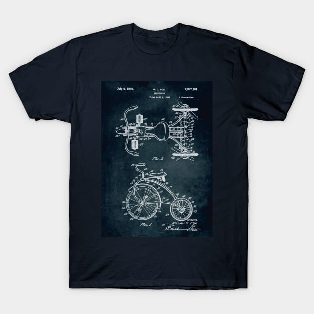 1938 - Velocipede patent T-Shirt by xaviervieira